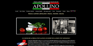 Création référencement site vitrine Pizzeria APOLLINO Cannes